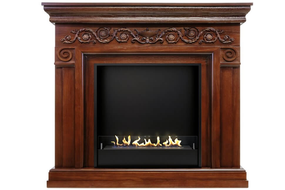 Биокамин в портале Firezo Athena Темный дуб, стандарт