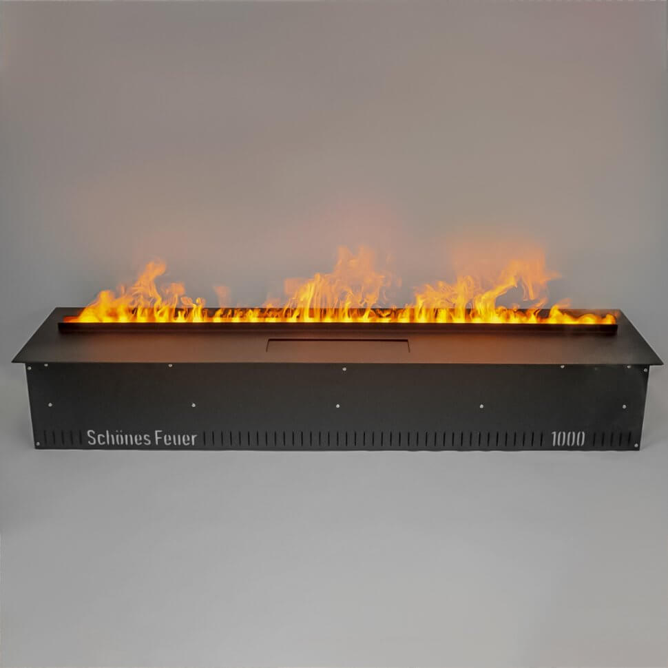 Электрический паровой очаг Schones Feuer 3D FireLine 1000 PRO черный