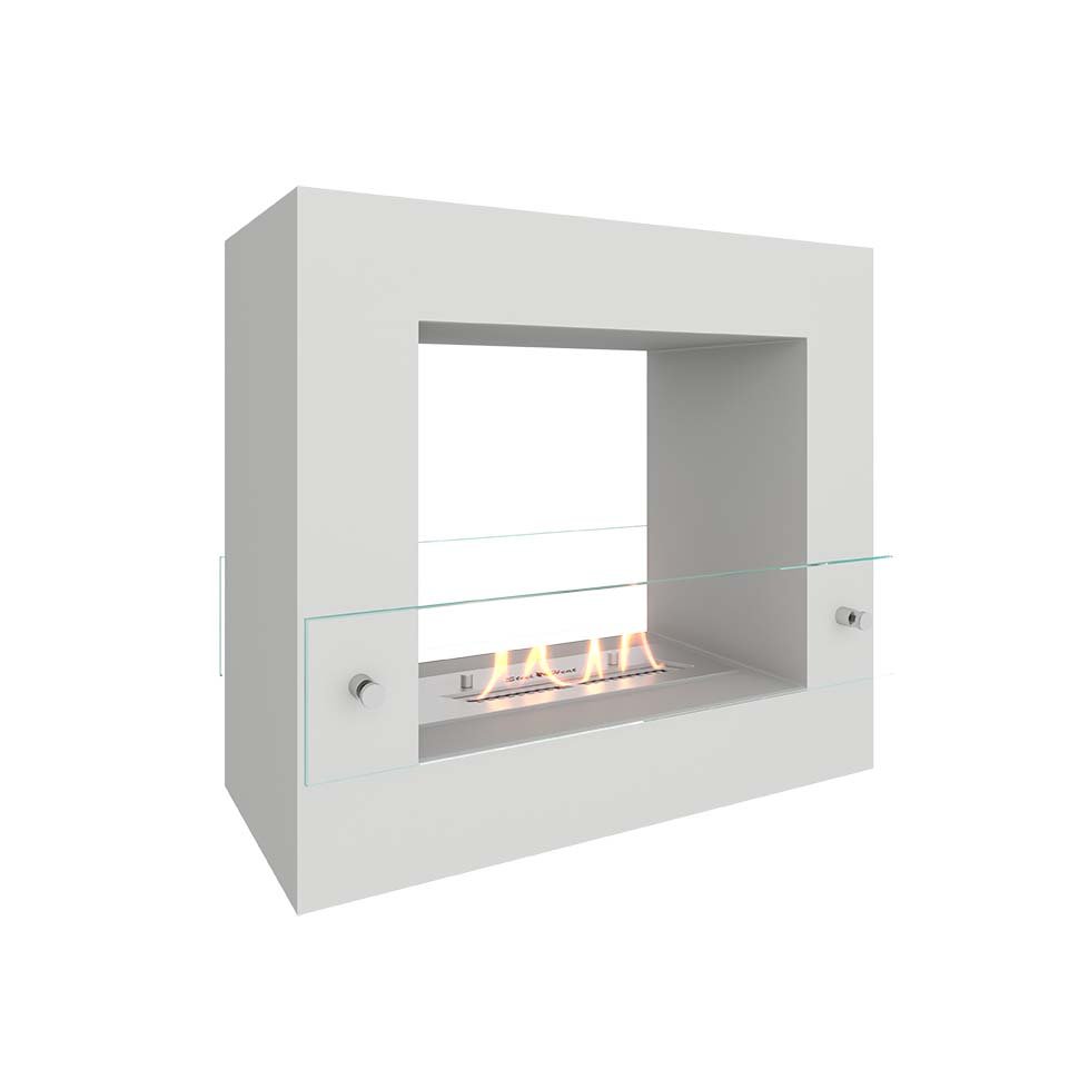 Биокамин SteelHeat FRAME ONE 500 mini белый Биокамин SteelHeat FRAME ONE 500 mini белый