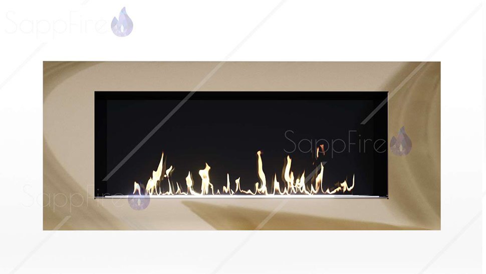 Биокамин встраиваемый SappFire Mercury Chrome 1200 Биокамин встраиваемый SappFire Mercury Chrome 1200